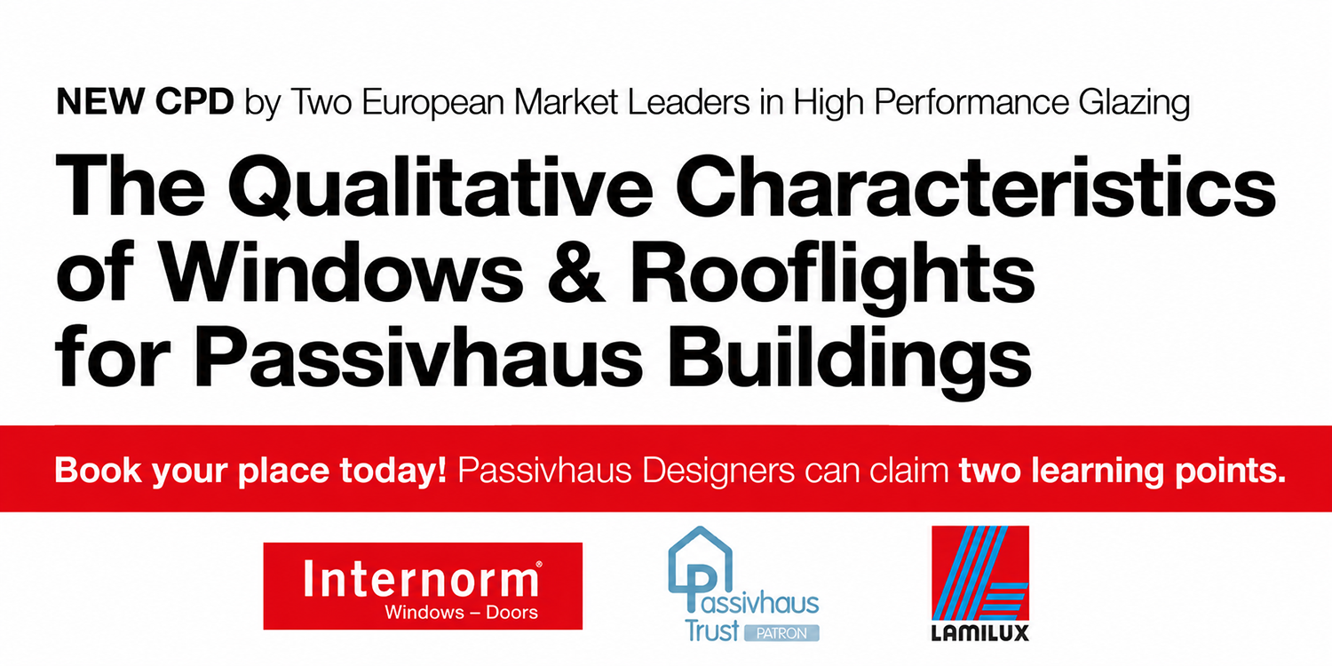 Passivhaus Glazing CPD banner
