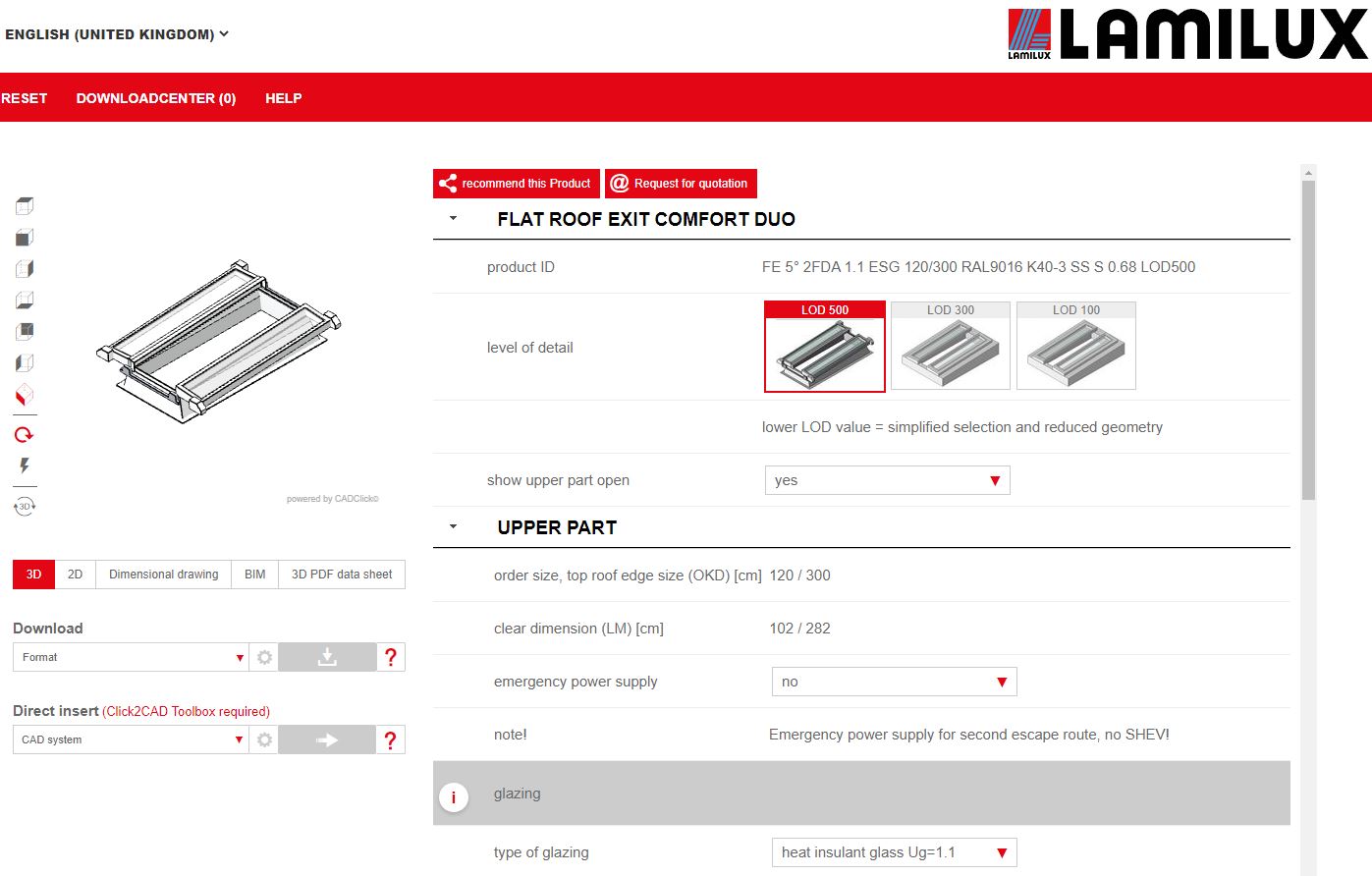 bim configurator screenshot