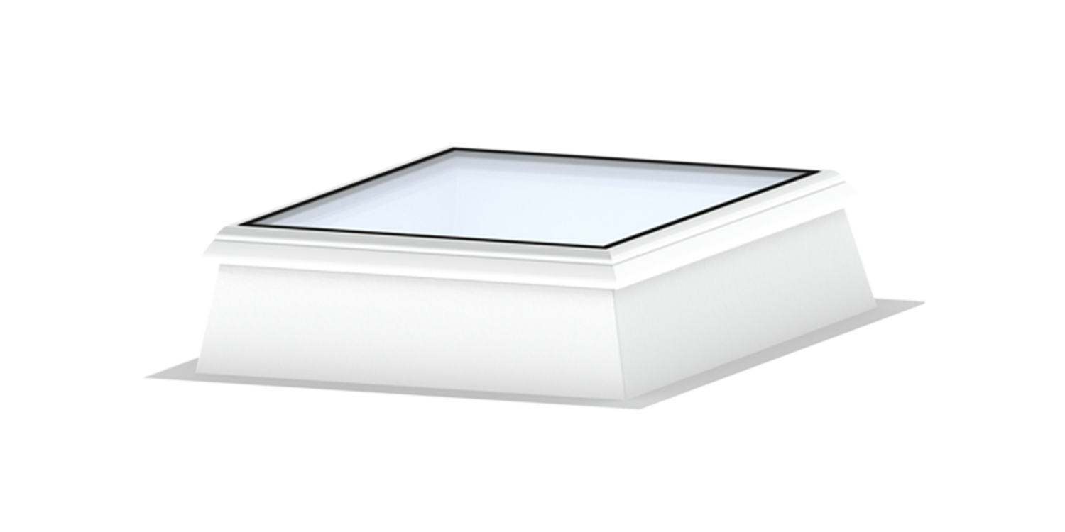 flat glass rooflight cut out image
