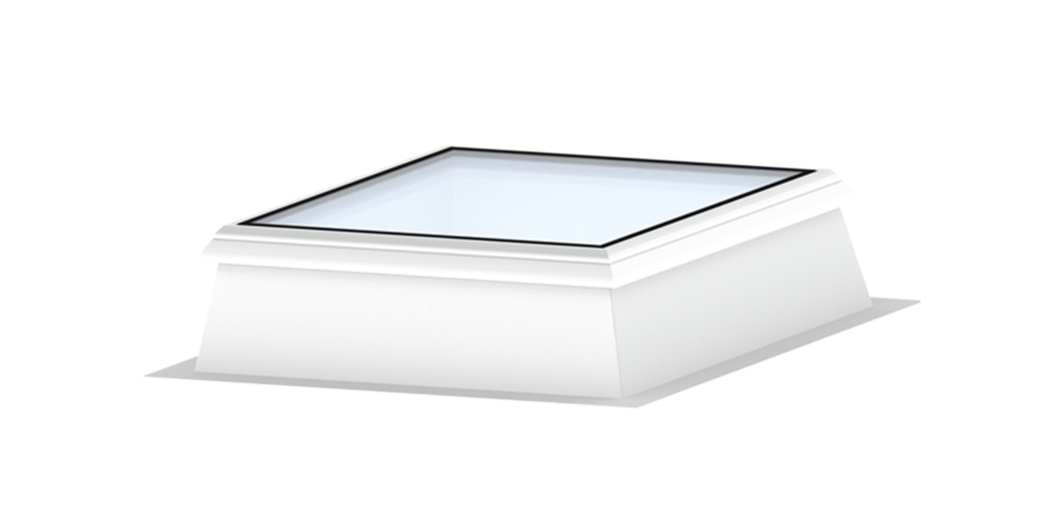 PVC framed glass rooflight