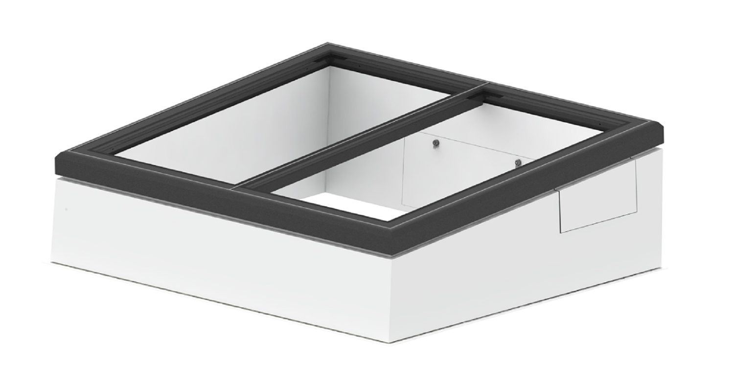 Square roof access hatch