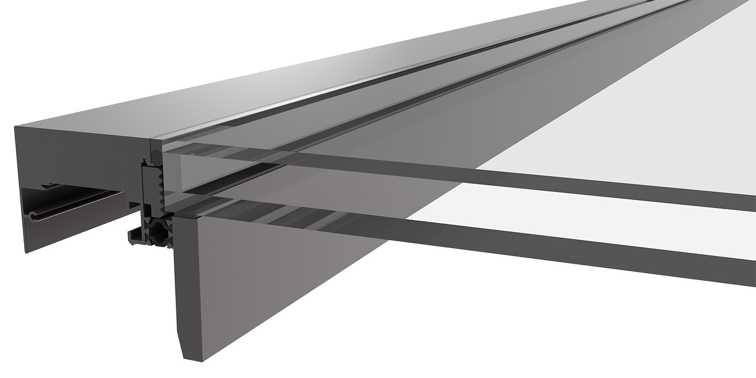 Glazing of Modular Glass Skylight MS78