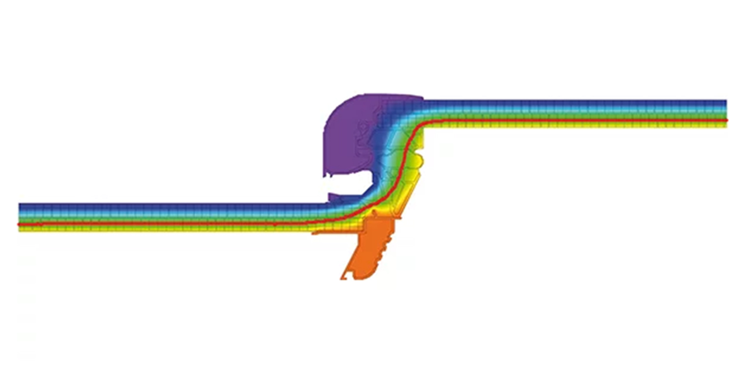 Eave profile isothermal line