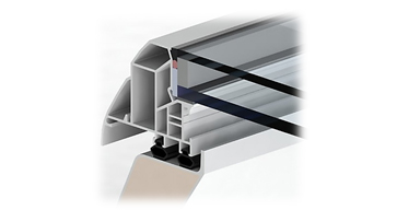 double glazing cross section