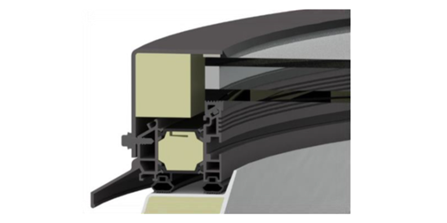 double glazing cross section