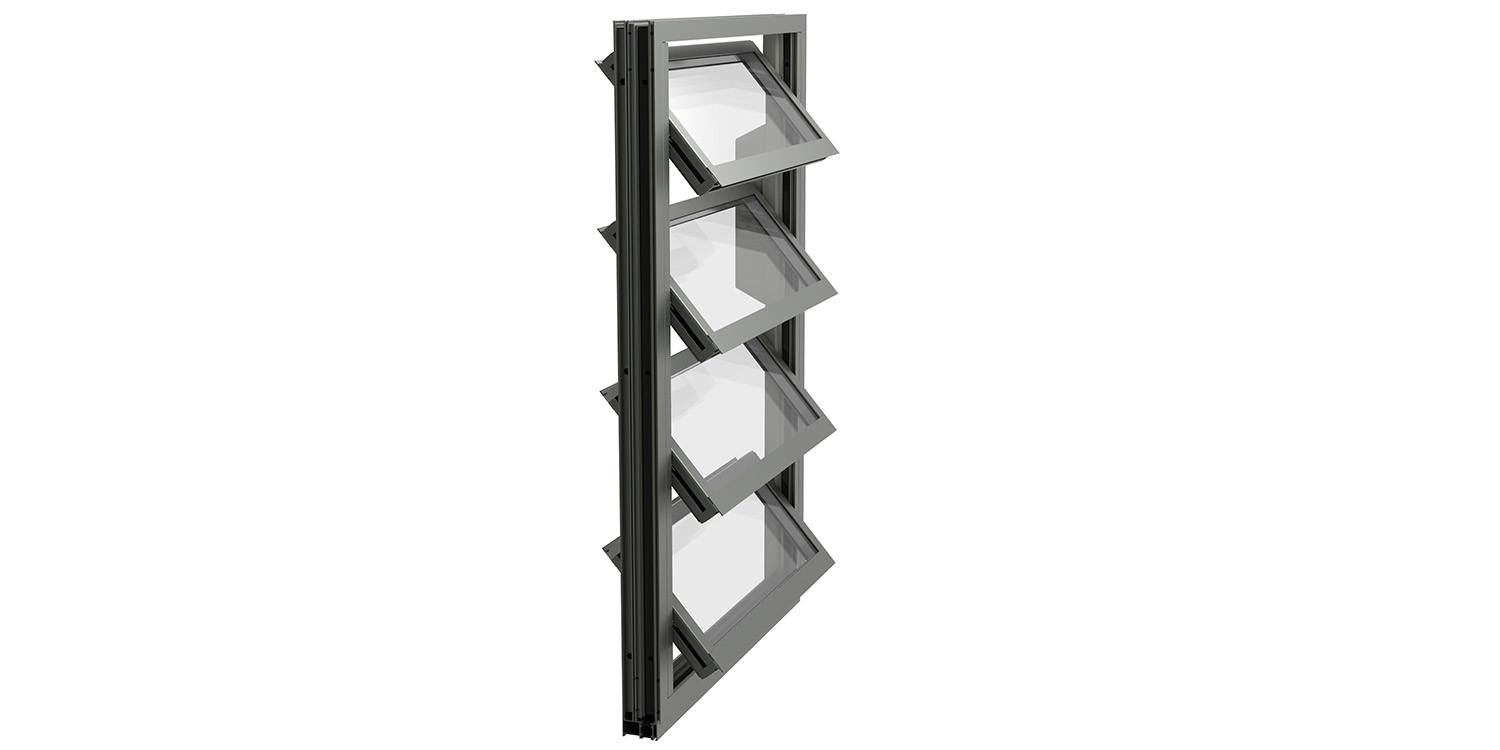 Airstream Glass Louvre Vent panel
