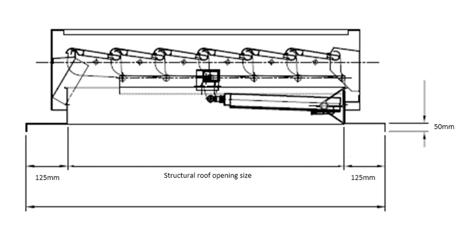 drawing showing flange detail