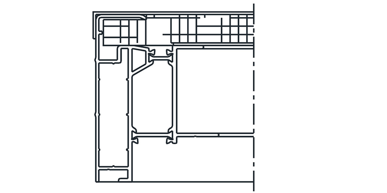 Aluminium drawing detail