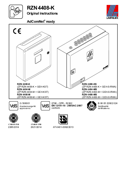 Control panel document
