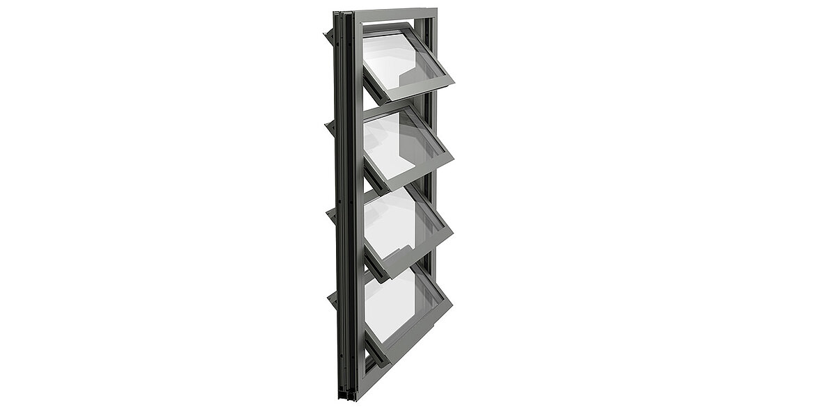 Airstream Glass Louvre Vent panel