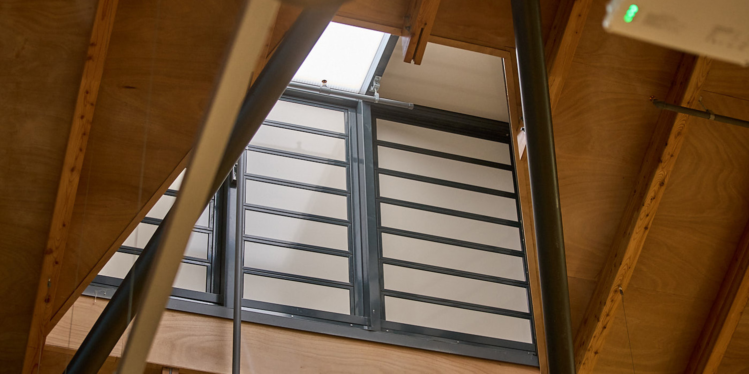 louvre opening rooflight