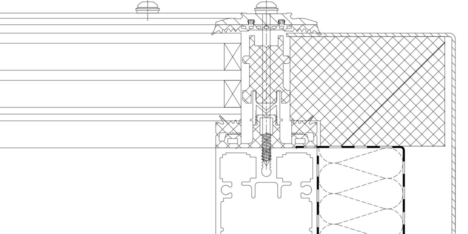 Technical rooflight drawing