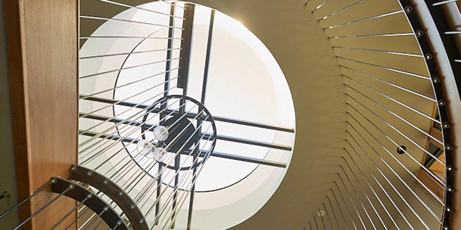 Large round rooflight